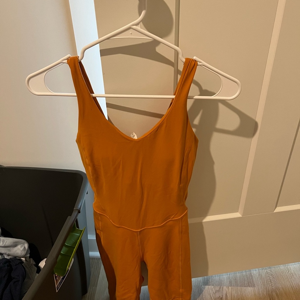 Women's Orange Jumpsuit